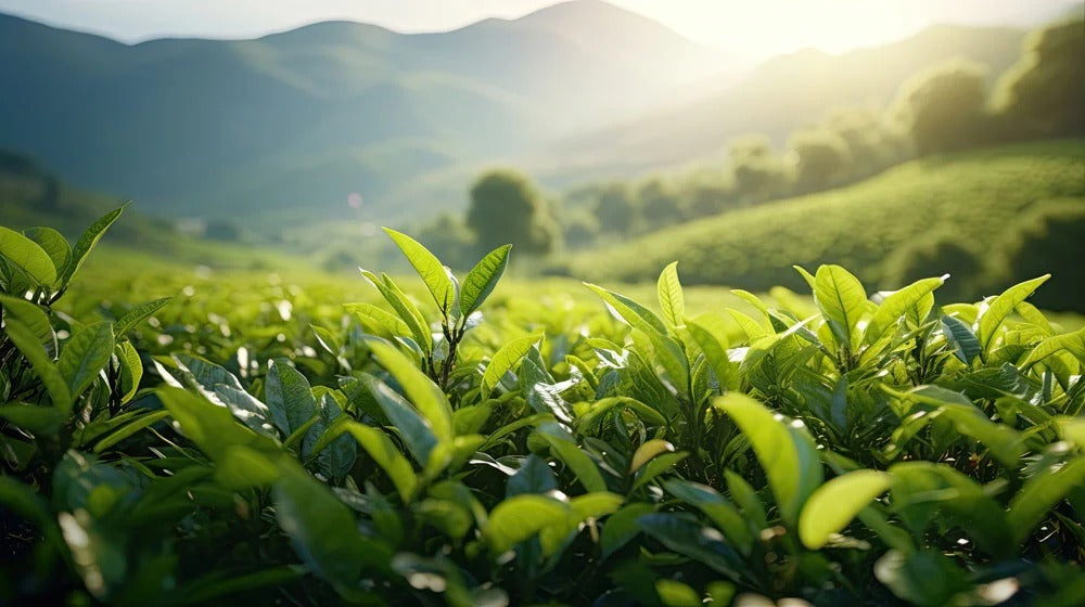 The land where Yame tea is grown